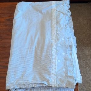 Pottery Barn kids crib skirt- Never used!